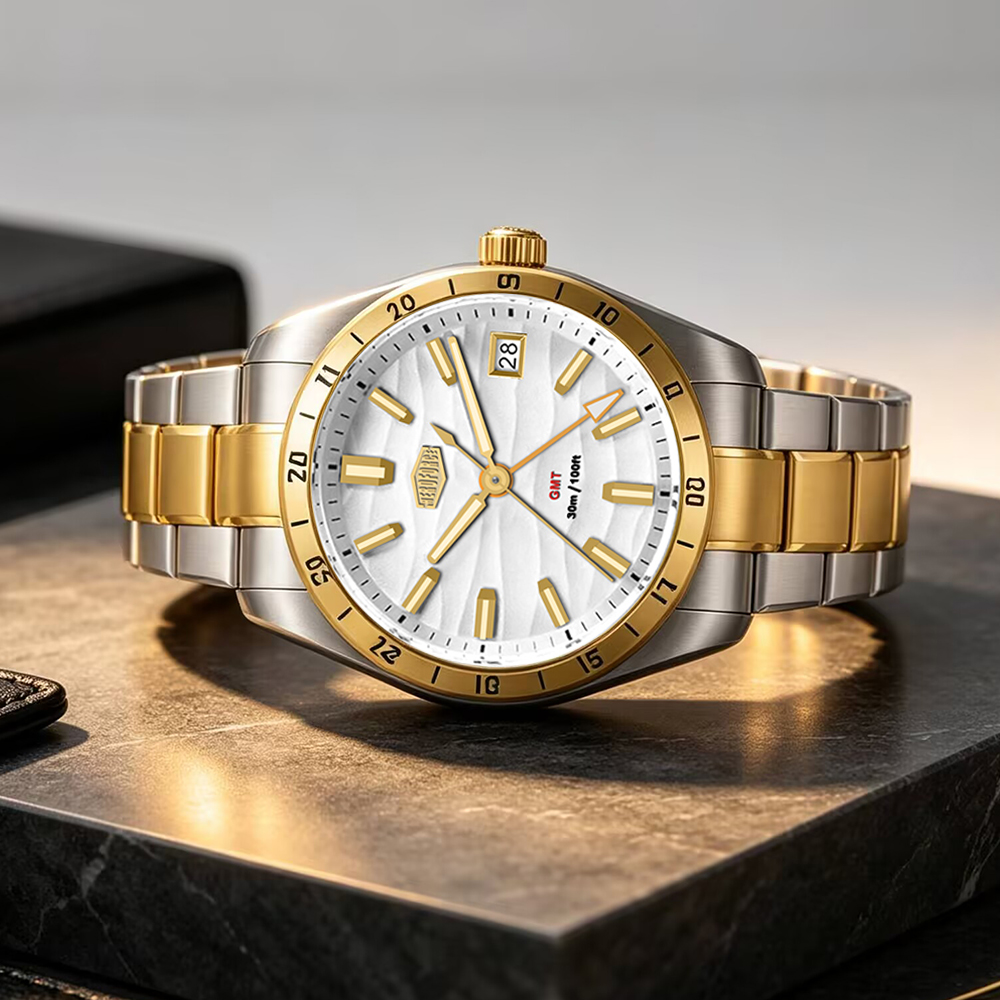 Luxury Watch Mockup - Quality Original GMT Men Clock Waterproof