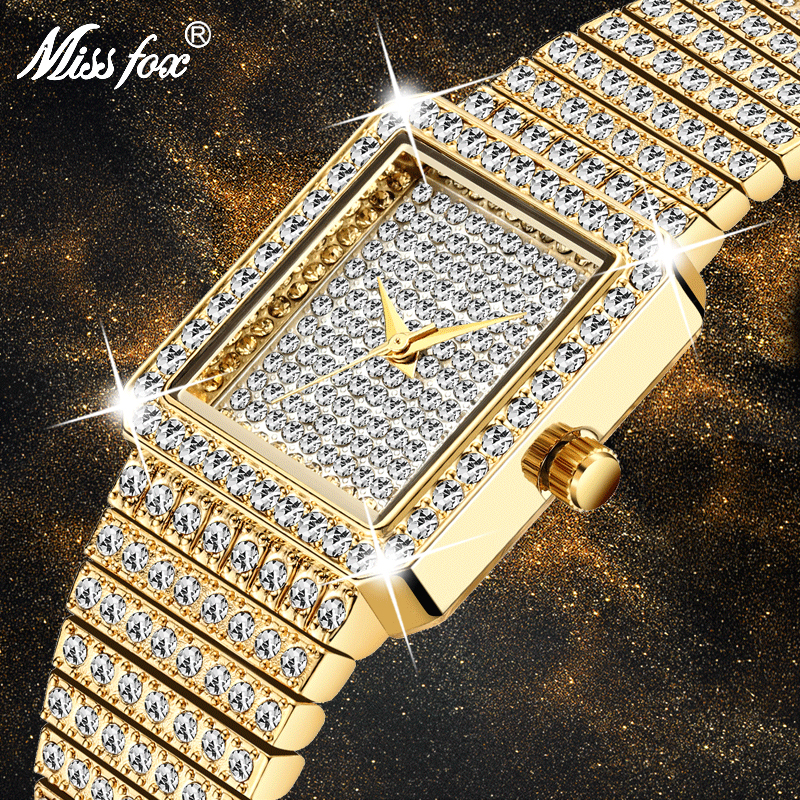Luxury Watch Female - MISSFOX Diamond Watch For Women Luxury