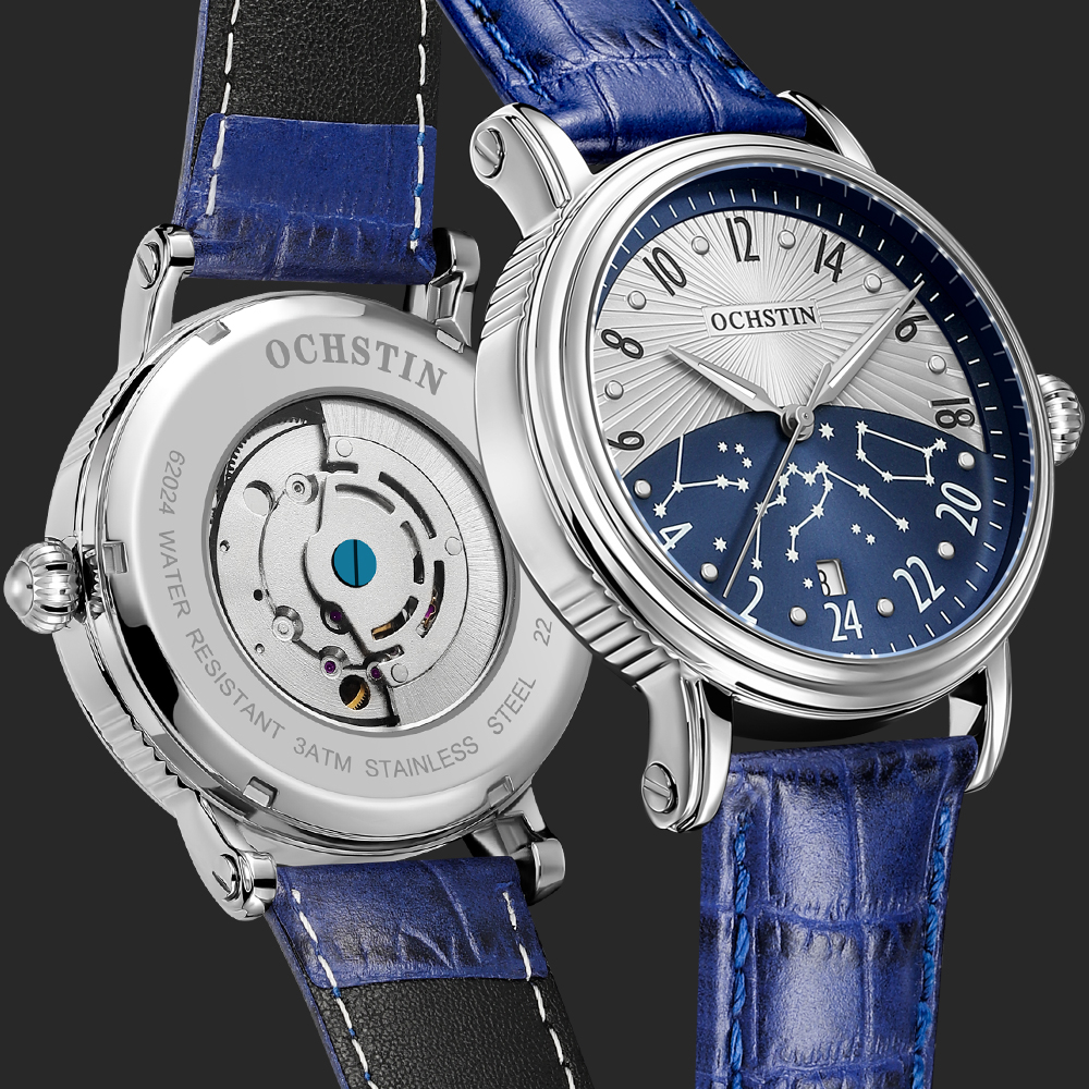 Open Heart Watch - OCHSTIN Men Watches Top Brand Mechanical