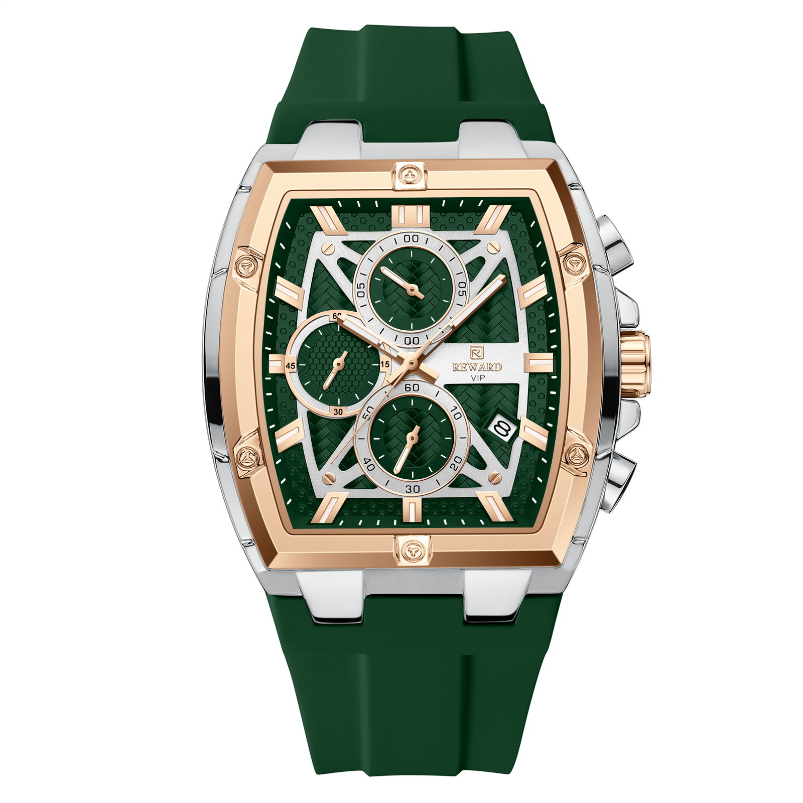 Open Heart Watch - New Men's Wine Barrel Six-Hand Calendar
