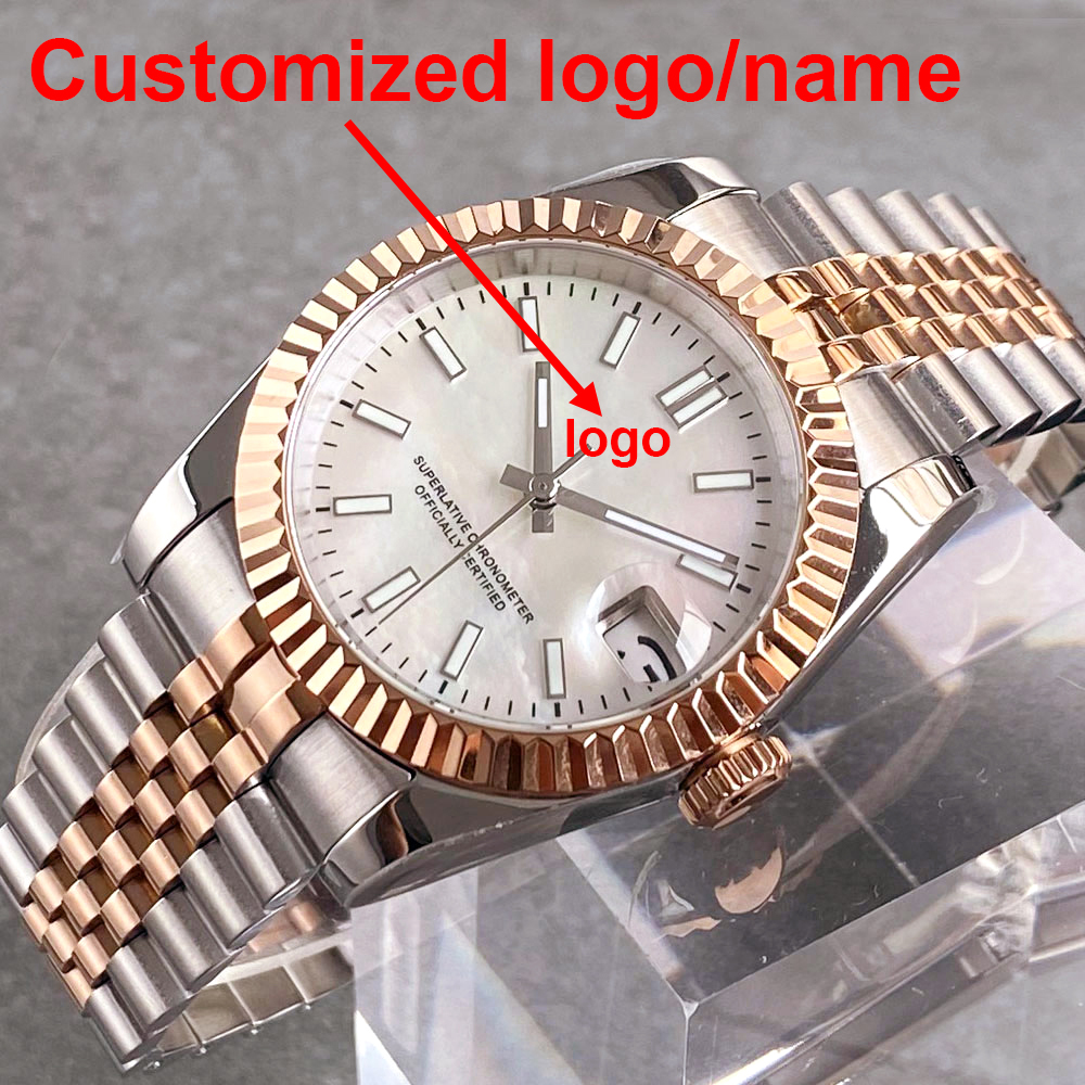 Luxury Watch Uk - Customized two tone rose gold case