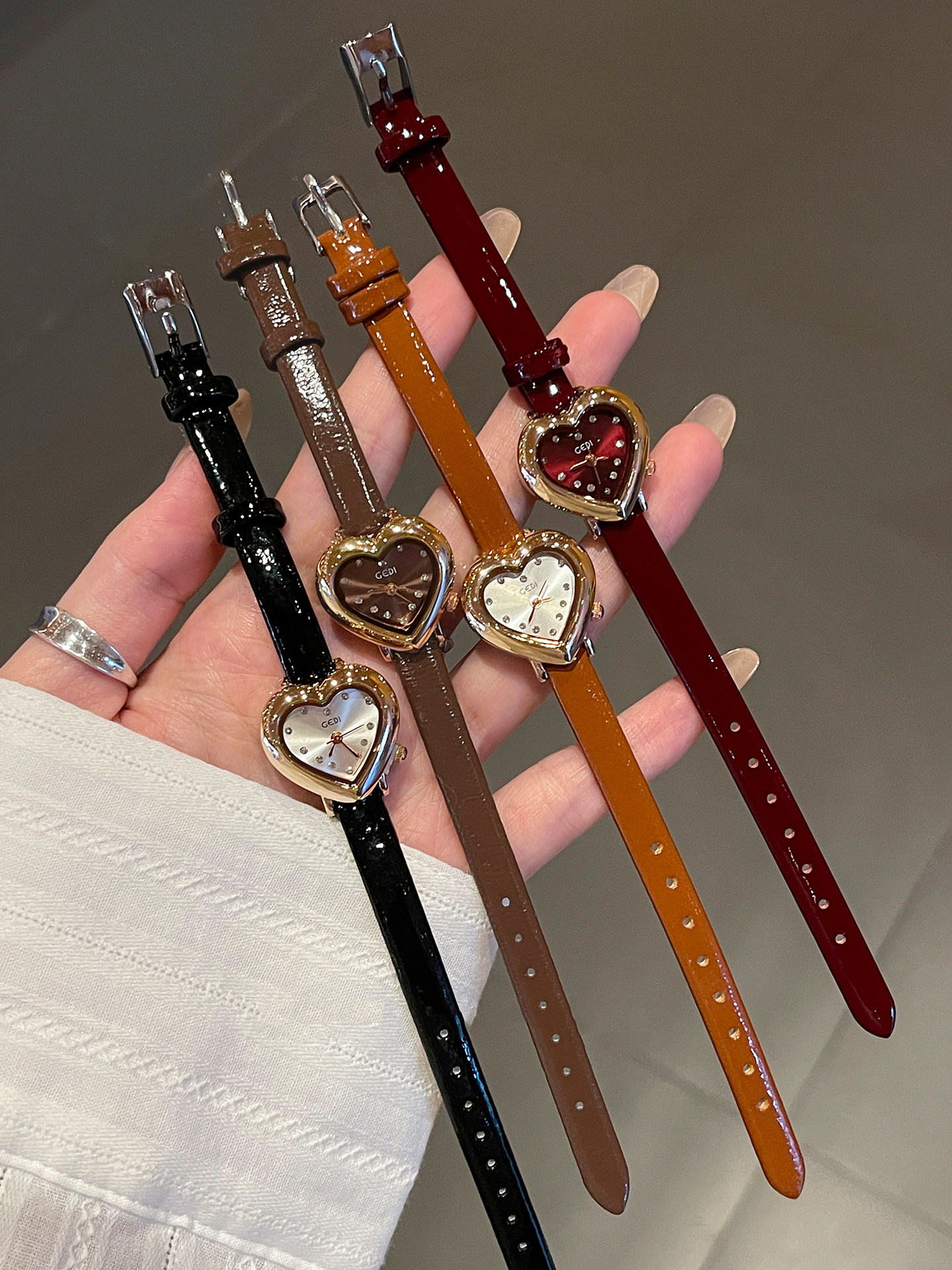 Light Luxury Compact Watch for - Open Heart Watch review and price