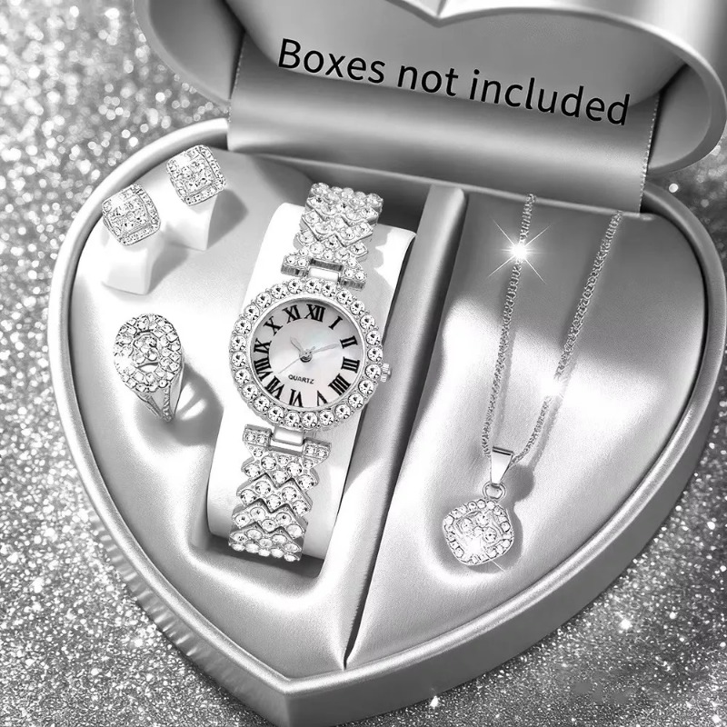 5PCS Luxury Rhinestone Women's - Luxury Watch Kit review and price