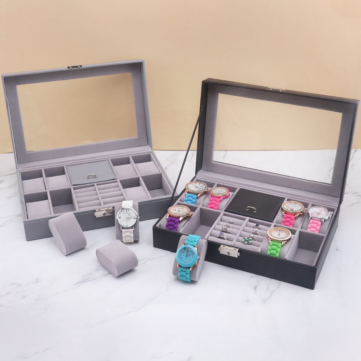 8-grid light luxury watch and  - Luxury Watch Packaging Box review and price