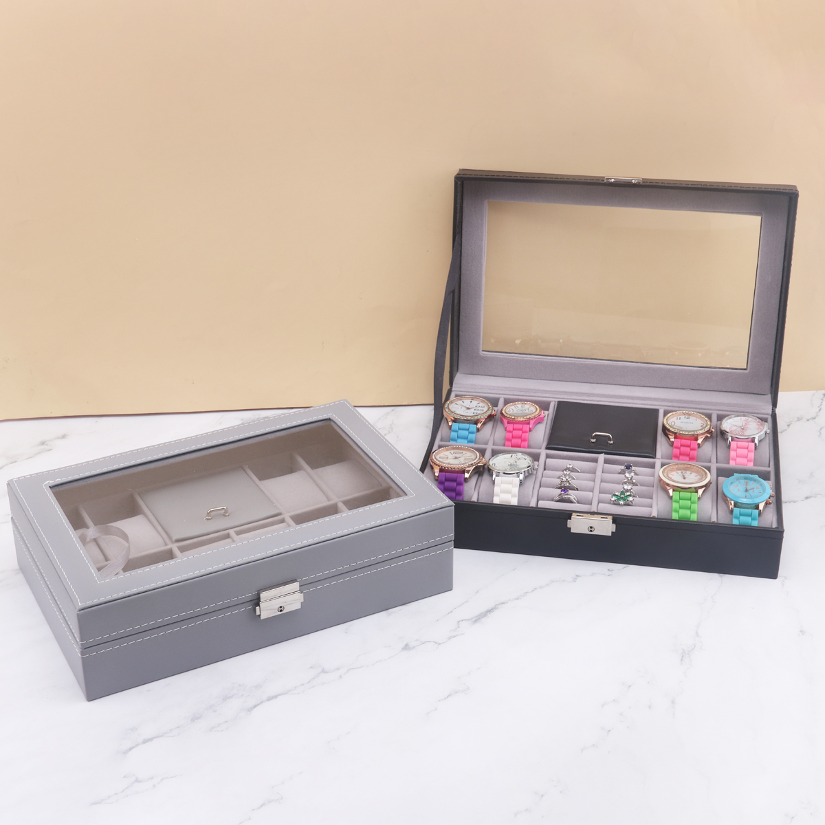 8-grid light luxury watch and  - Luxury Watch Packaging Box review and price