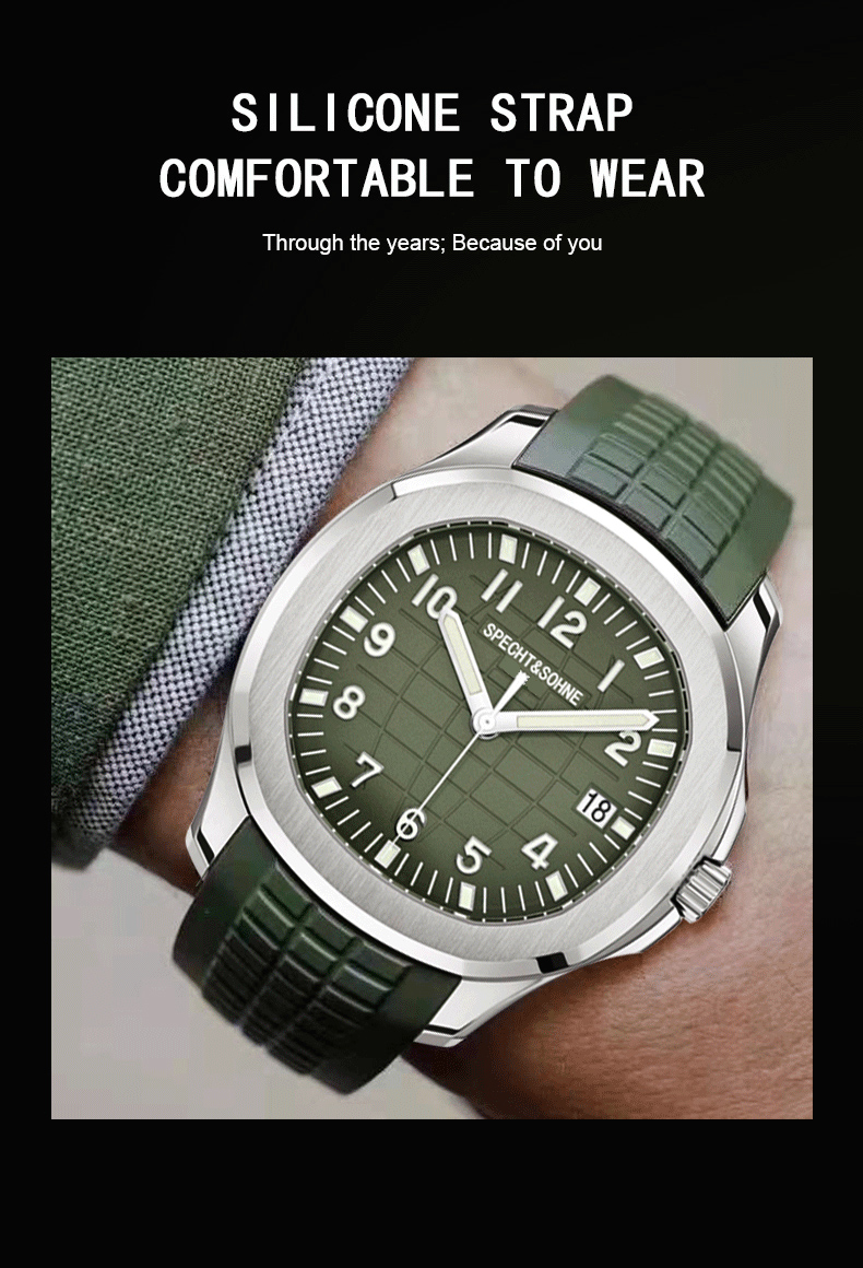 2025 New Men's Watches Automat - Luxury Watch With Rubber Strap review and price