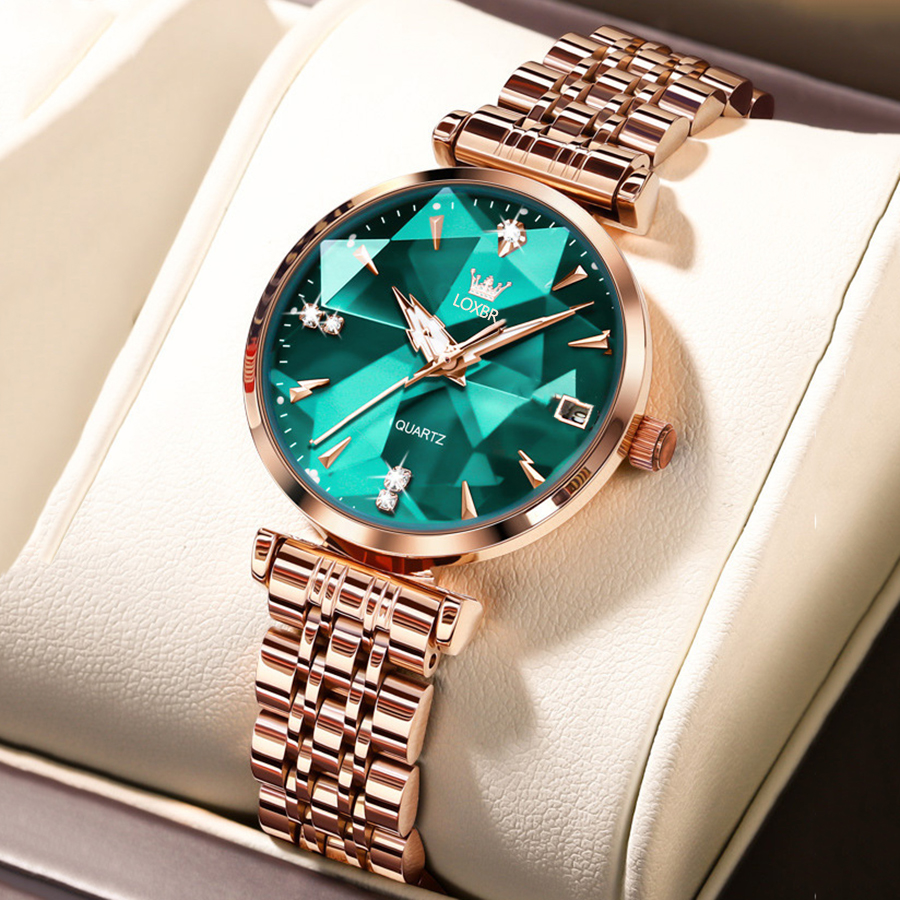 Women Luxury Crystal Date Watc - Open Heart Watch review and price