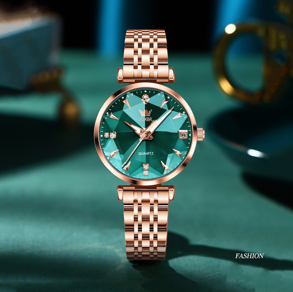 Women Luxury Crystal Date Watc - Open Heart Watch review and price