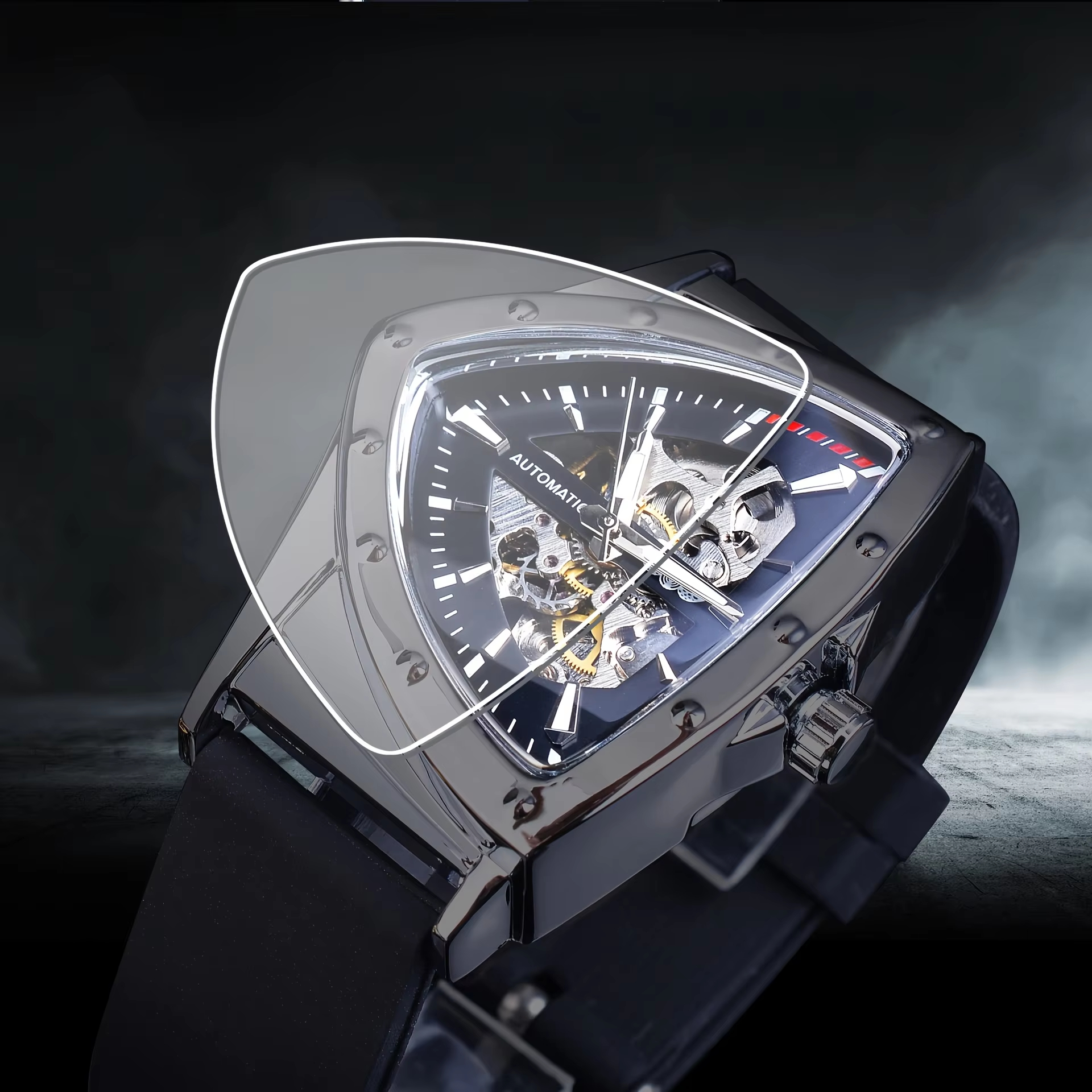 WINNER Men's Luxury Military M - Luxury Watch With Rubber Strap review and price
