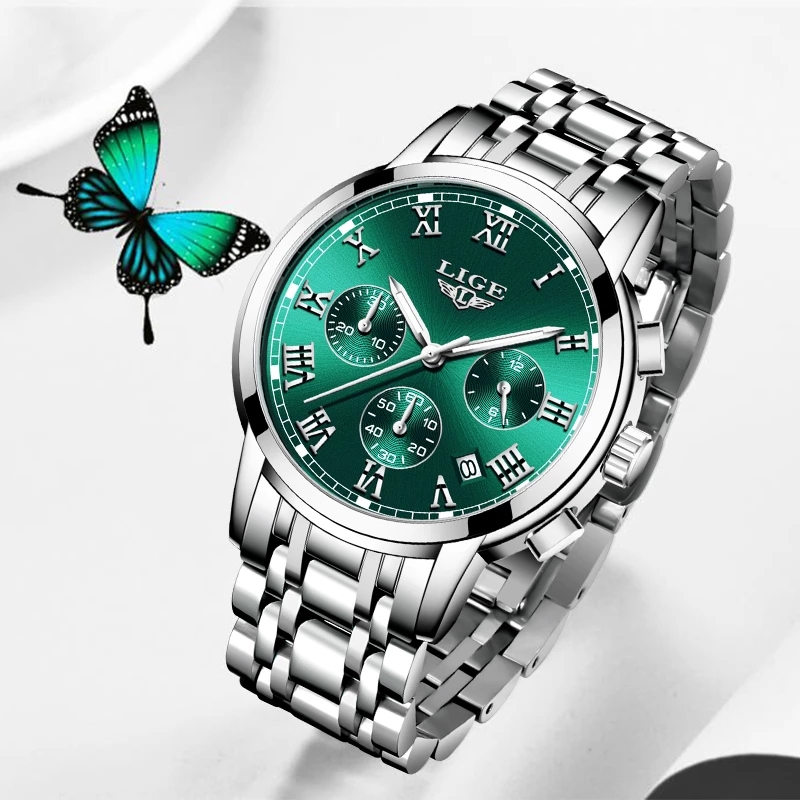 LIGE 2024 New Fashion Women Wa - Luxury Watch Female review and price