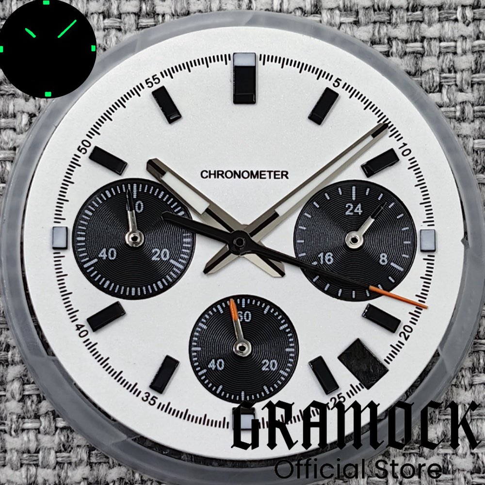 Gramock 30mm Ice Blue/Burgundy - Luxury Watch With Green Dial review and price