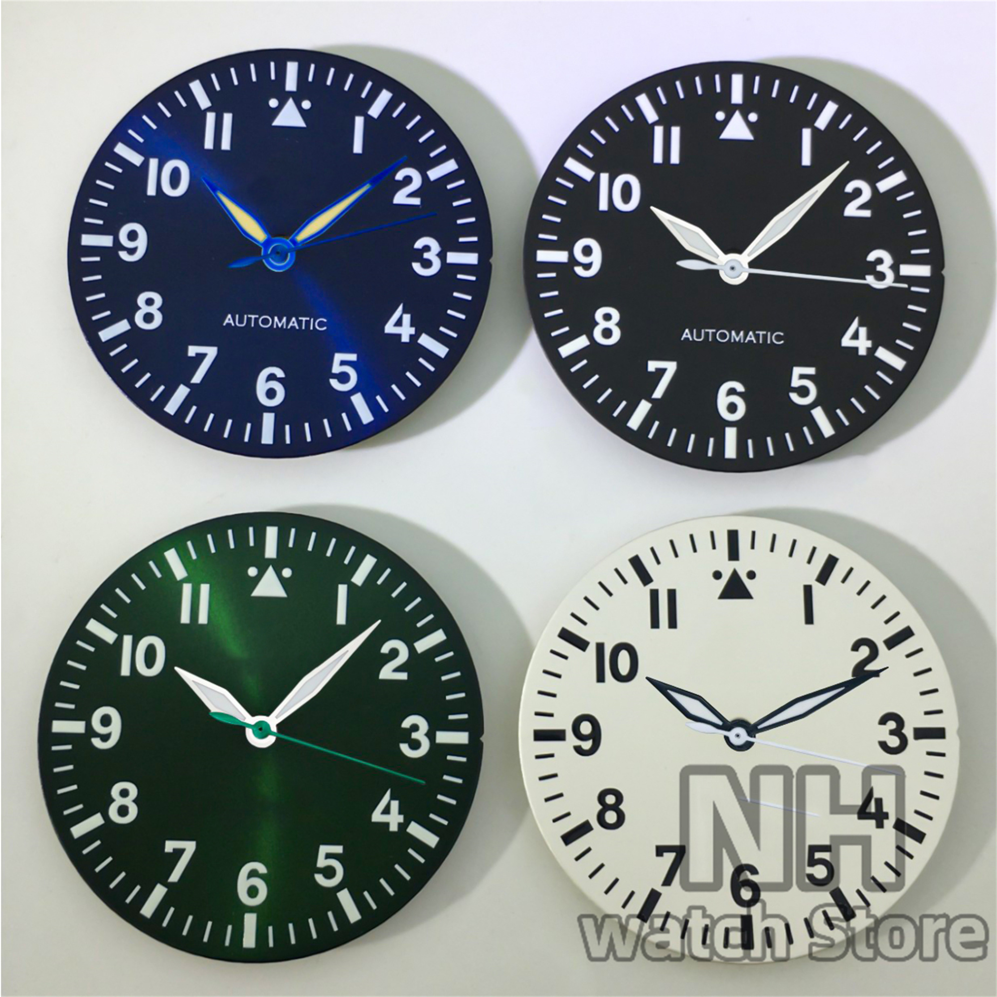 29mm Pilot Style Watch Dial Wi - Luxury Watch With Green Dial review and price