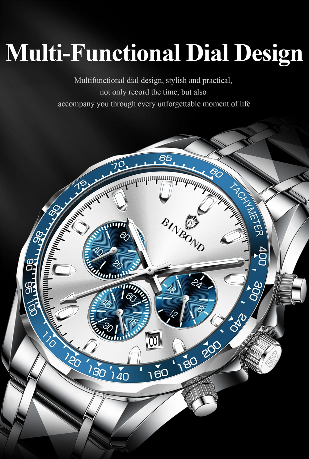 Sports New Men Chornograph Wat - Luxury Watch Mockup review and price