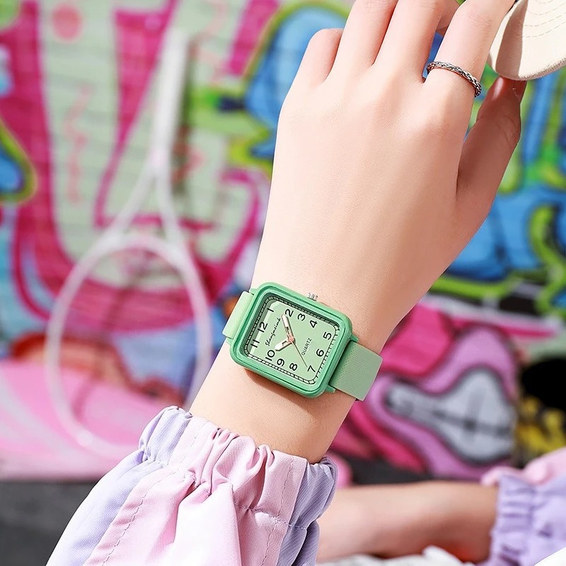 Fashion Rectangle Dial Ladies  - Open Heart Watch review and price