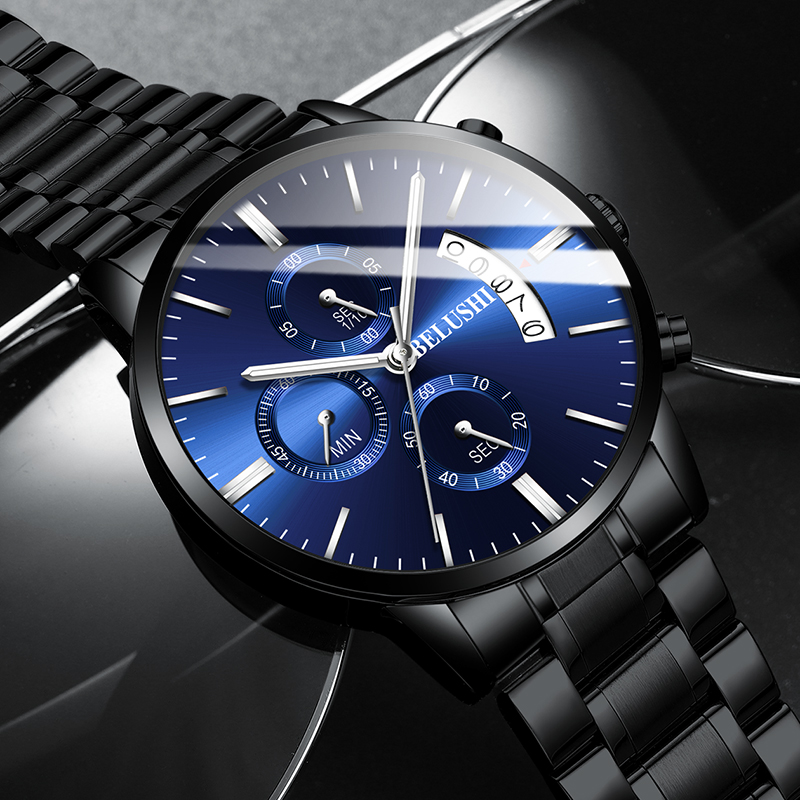 BELUSHI Fashion Men's Quartz W - Luxury Watch Mockup review and price
