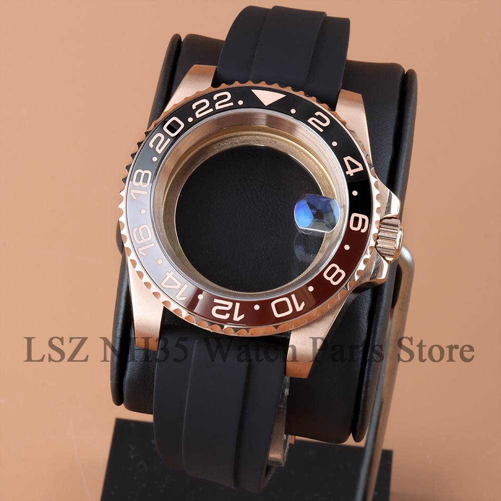 40mm Watch Case Rose Gold Sapp - Bronze Case Watch review and price