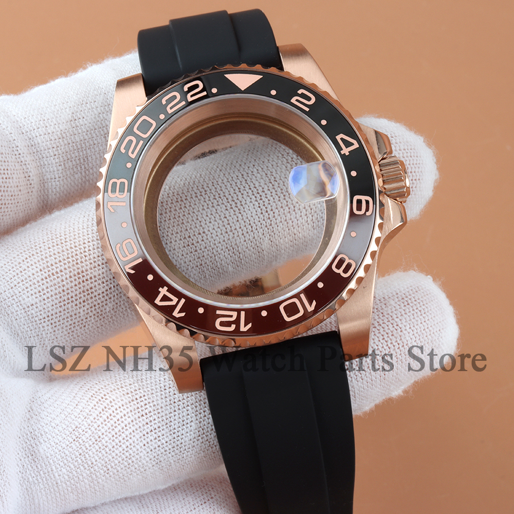 40mm Watch Case Rose Gold Sapp - Bronze Case Watch review and price