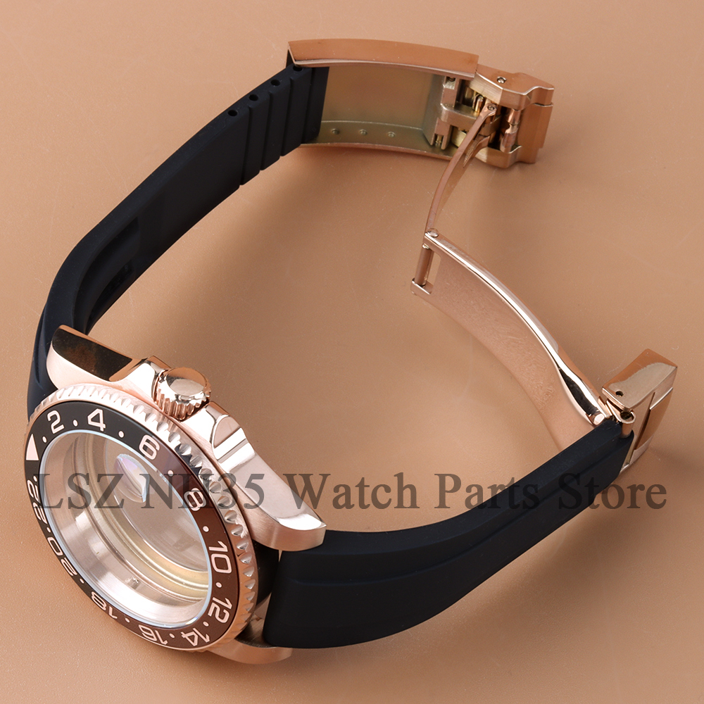 40mm Watch Case Rose Gold Sapp - Bronze Case Watch review and price