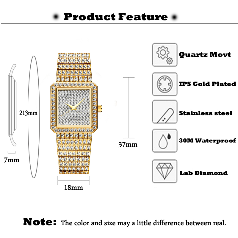 MISSFOX Diamond Watch For Wome - Luxury Watch Female review and price