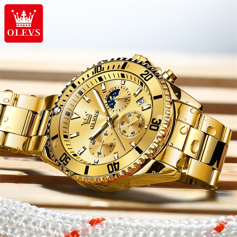 OLEVS Watch Men Top Brand Luxu - Luxury Watch Mockup review and price