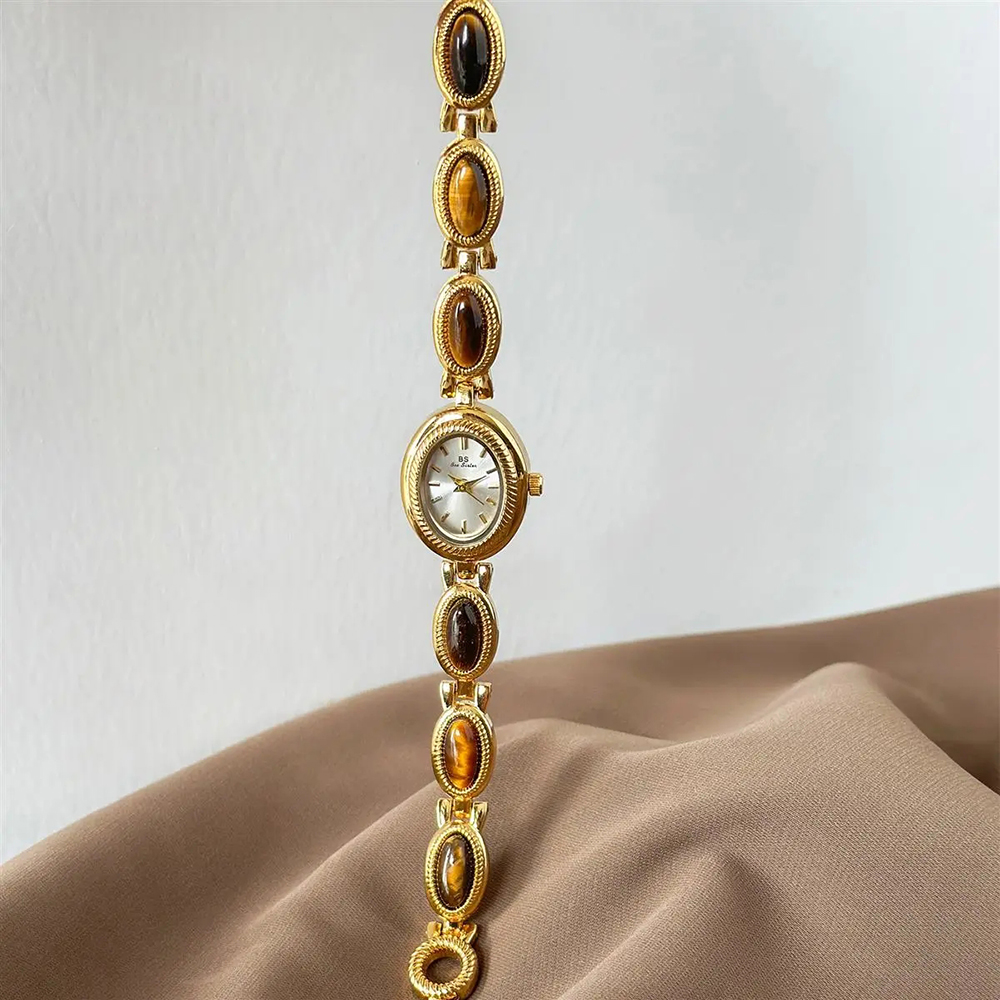 Women's Gold Watch Vintage Bro - Luxury Watch Female review and price