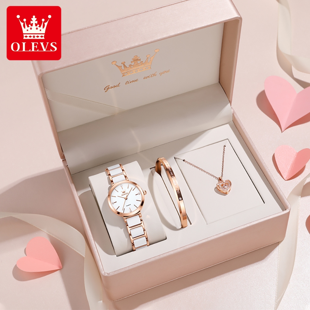 OLEVS Women Watch 5877 Luxury  - Luxury Watch & Jewellery review and price