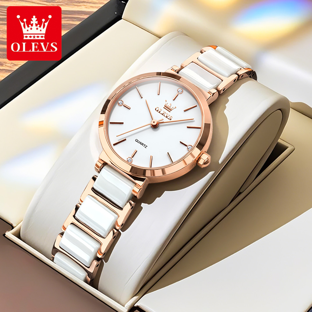 OLEVS Women Watch 5877 Luxury  - Luxury Watch & Jewellery review and price