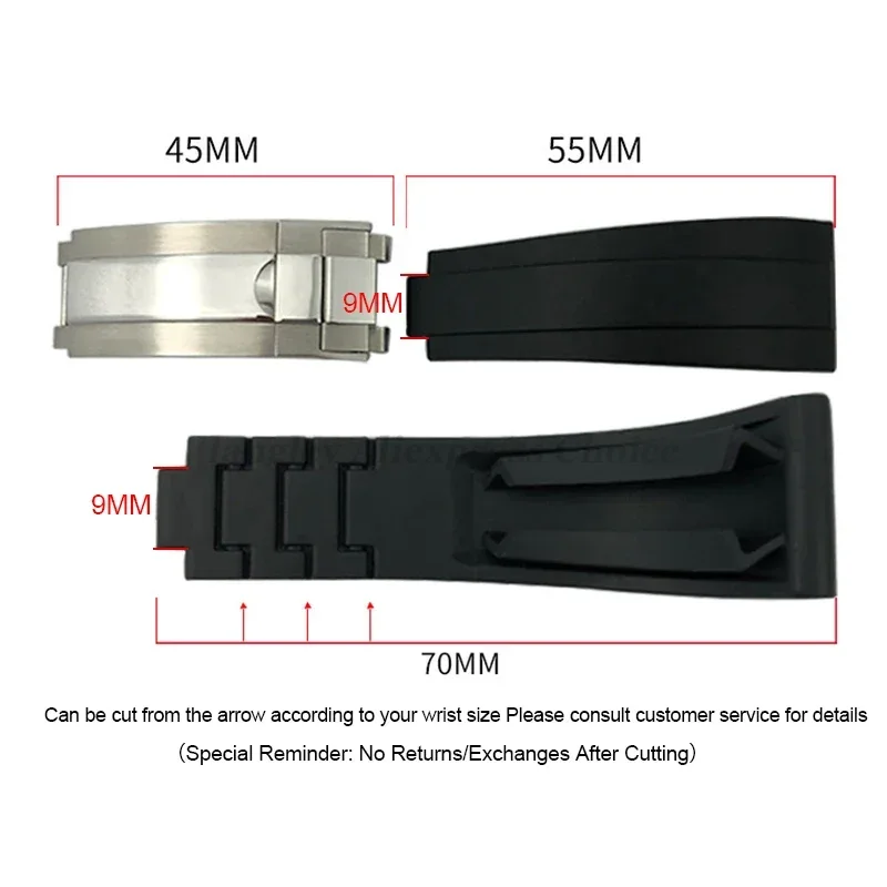 For Rolex Rubber Wrist Yacht D - Luxury Watch With Rubber Strap review and price