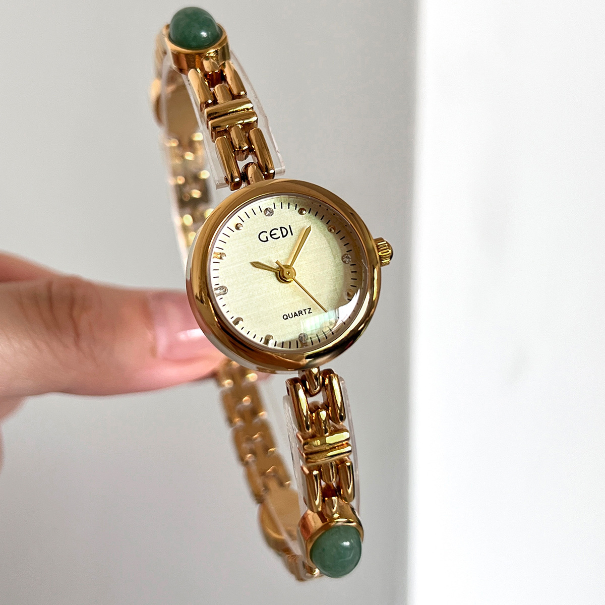 GEDI Luxury Gold Women Watches - Luxury Watch With Green Dial review and price