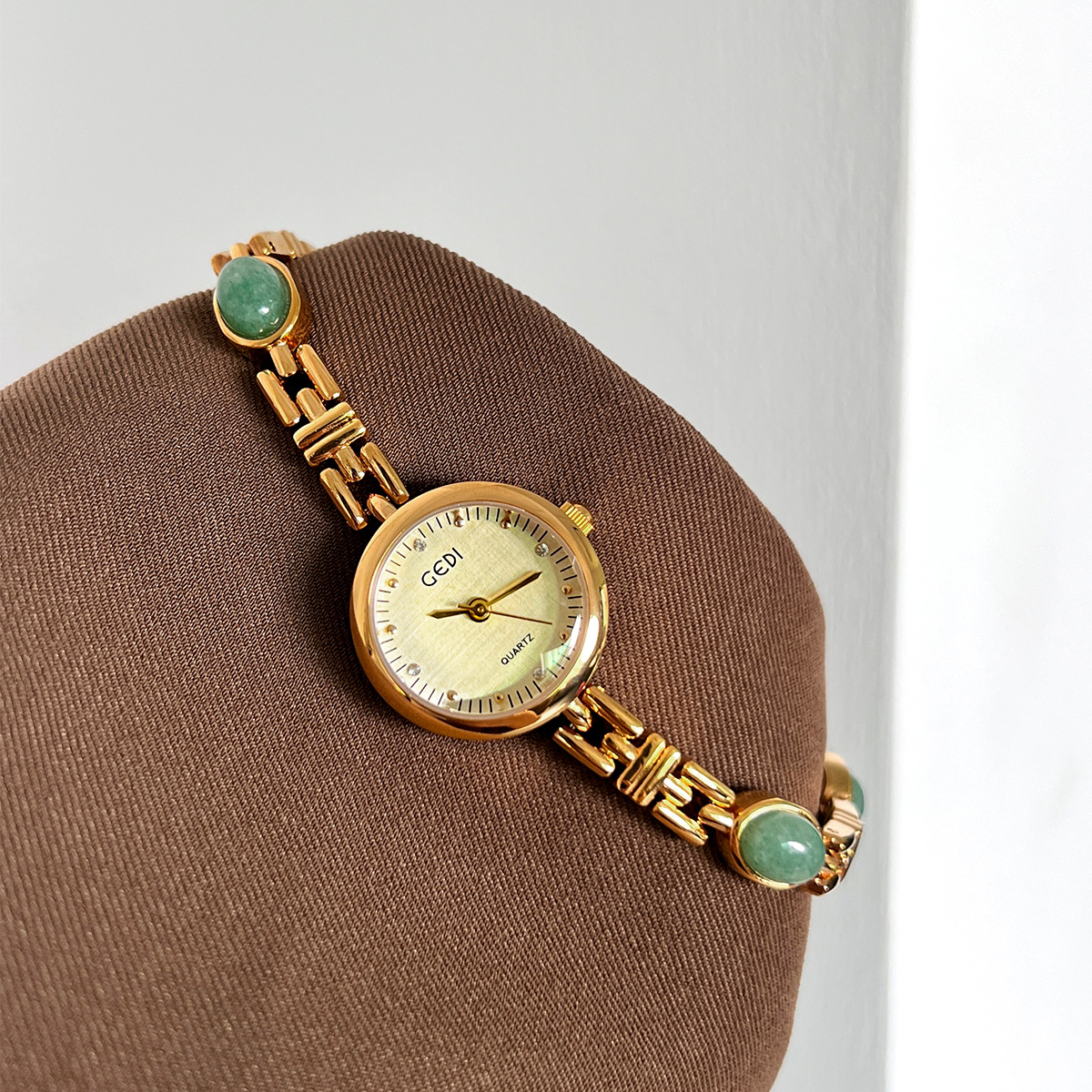GEDI Luxury Gold Women Watches - Luxury Watch With Green Dial review and price