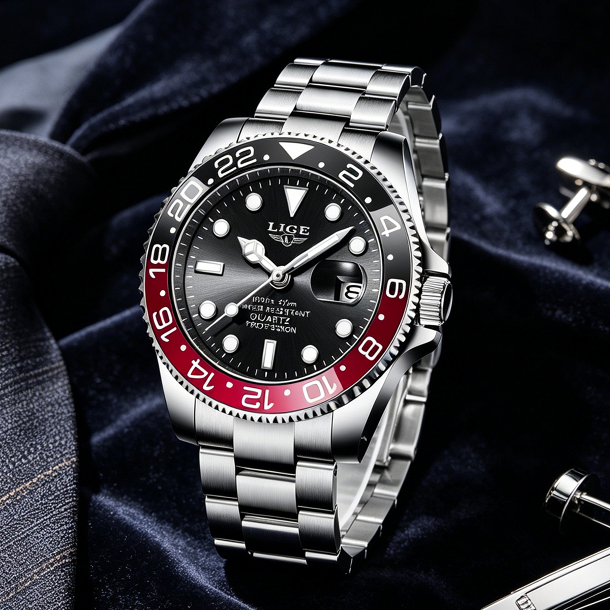 LIGE New Luxury Couple Watches - Open Heart Watch review and price