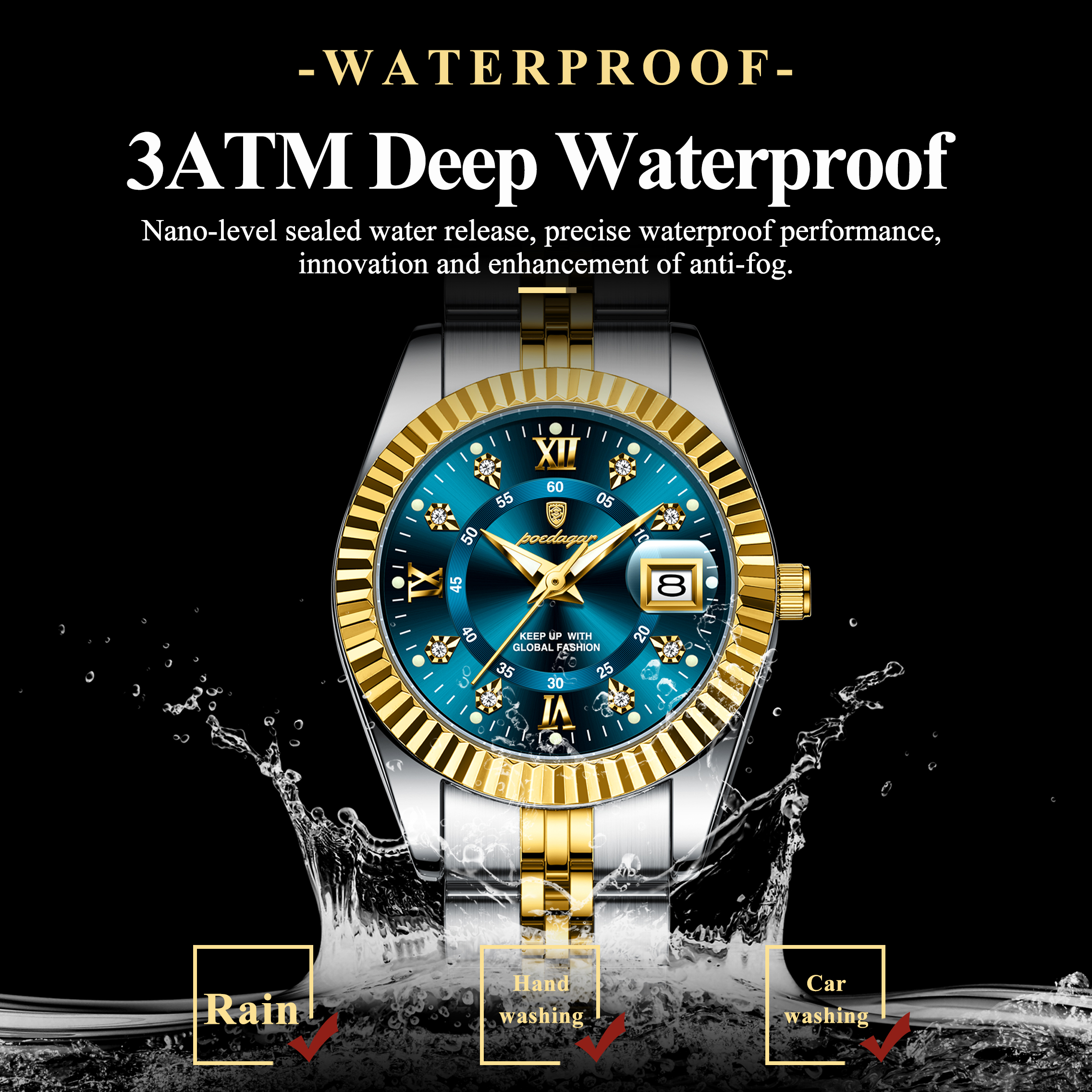 POEDAGAR Top Luxury Watch For  - Luxury Watch Female review and price