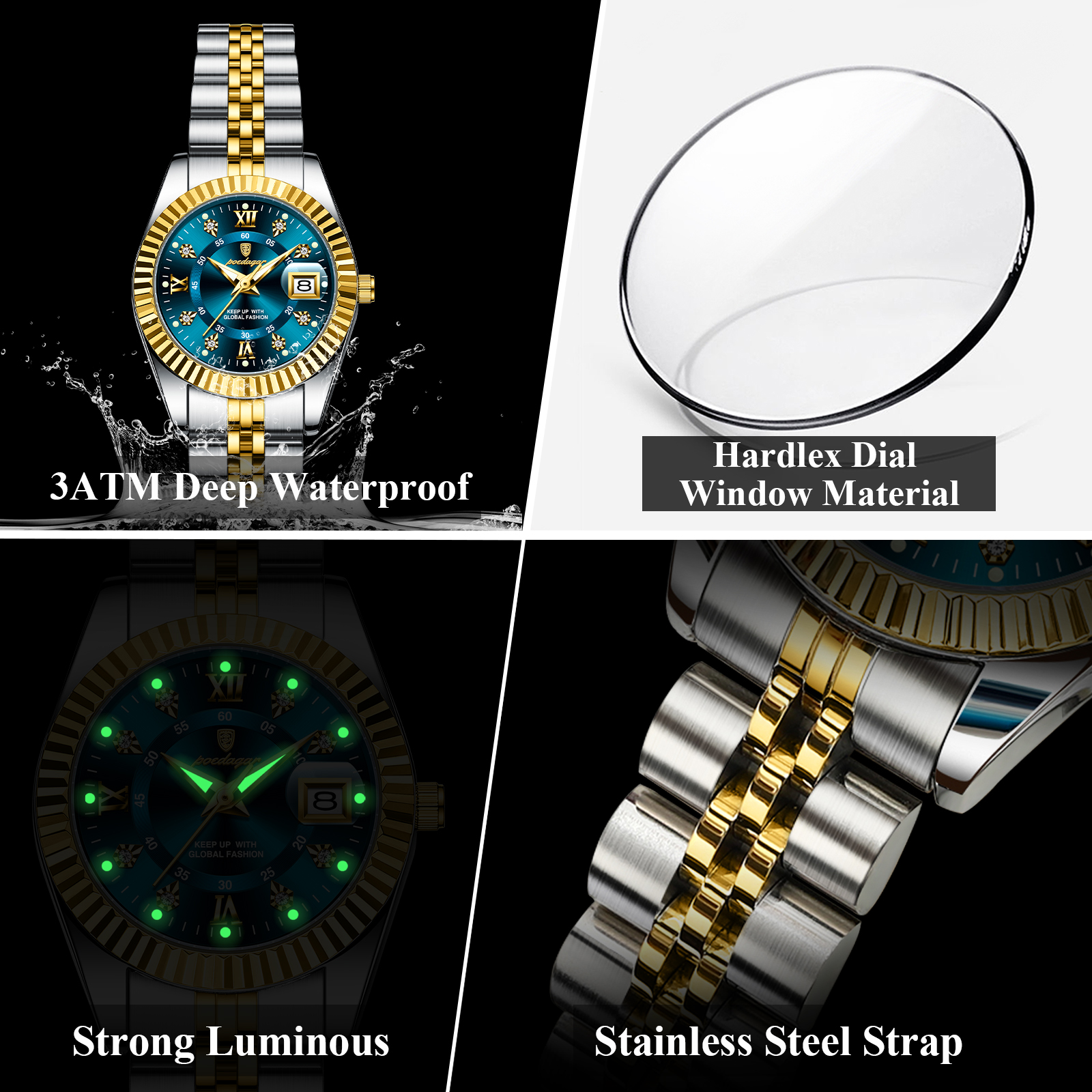 POEDAGAR Top Luxury Watch For  - Luxury Watch Female review and price