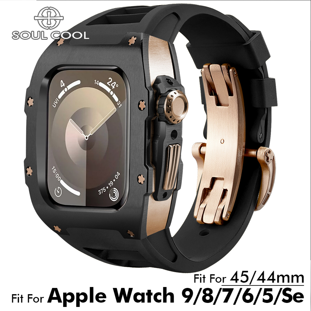 Soul Cool For Apple Watch 316L - Luxury Watch Kit review and price