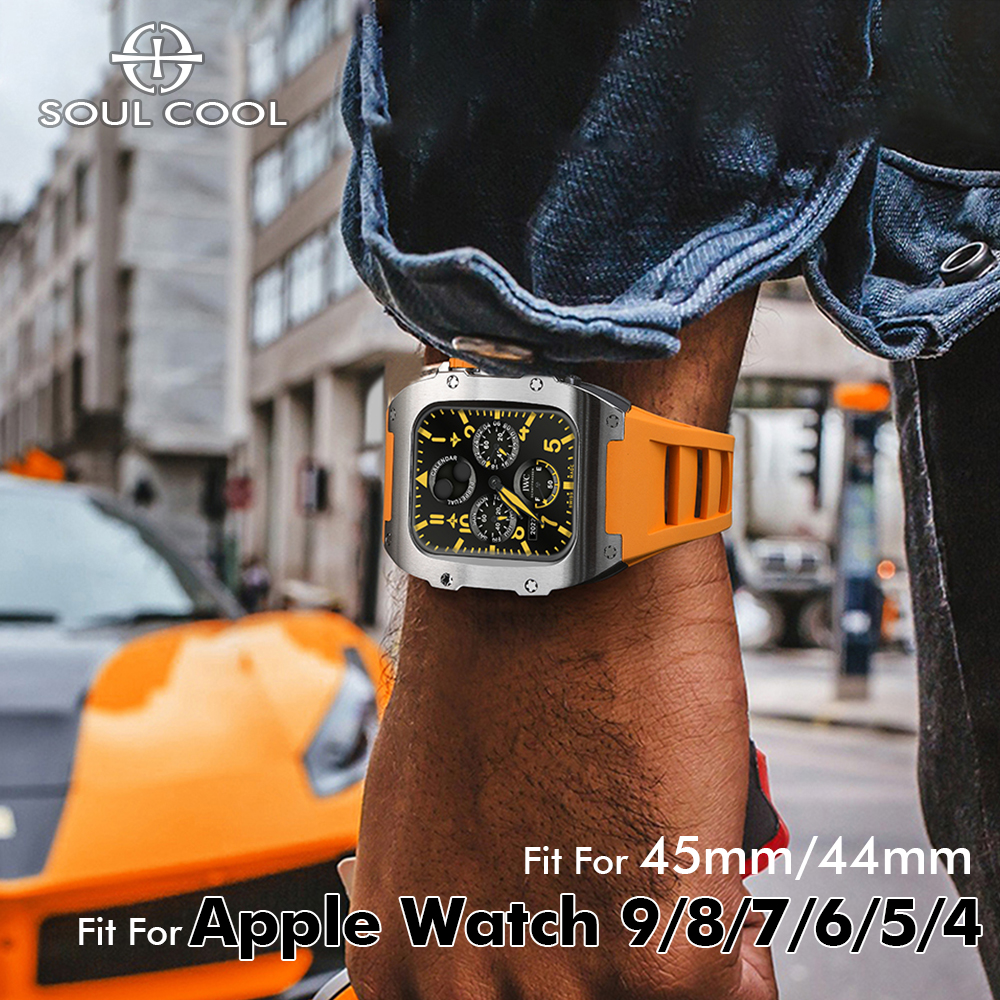 Soul Cool For Apple Watch 316L - Luxury Watch Kit review and price