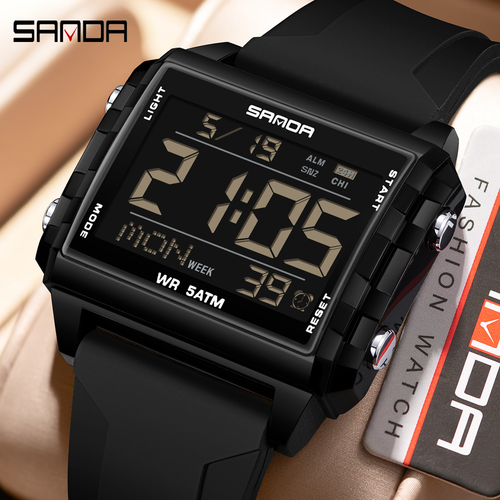SANDA Brand Fashion LED Watch  - Luxury Watch Brands In World review and price