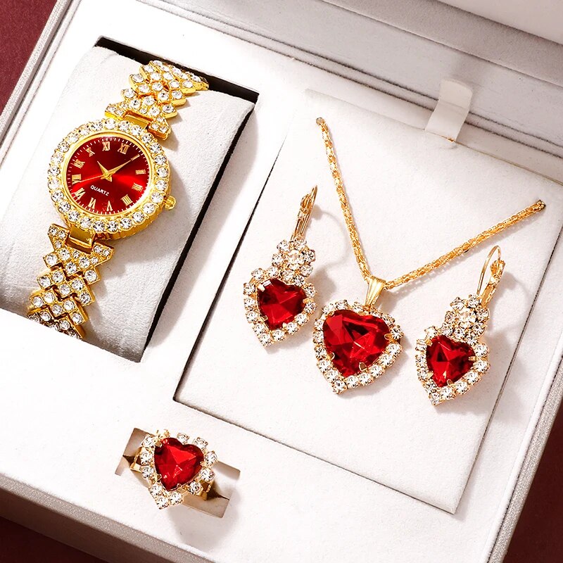 Golden Luxury Watch Women Ring - Luxury Watch Female review and price