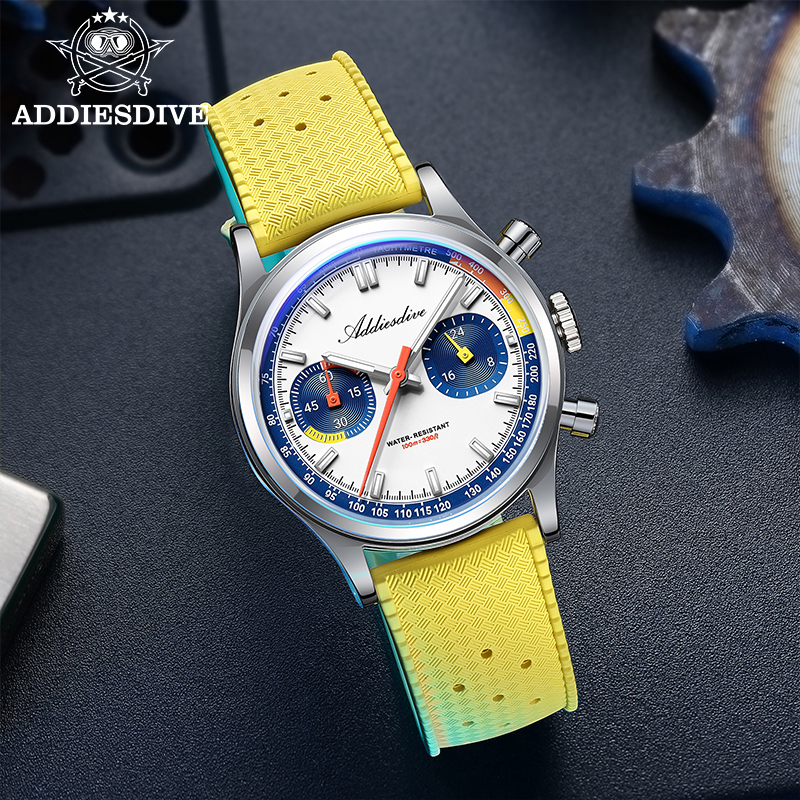 ADDIESDIVE Fashion Men's Quart - Luxury Watch With Rubber Strap review and price