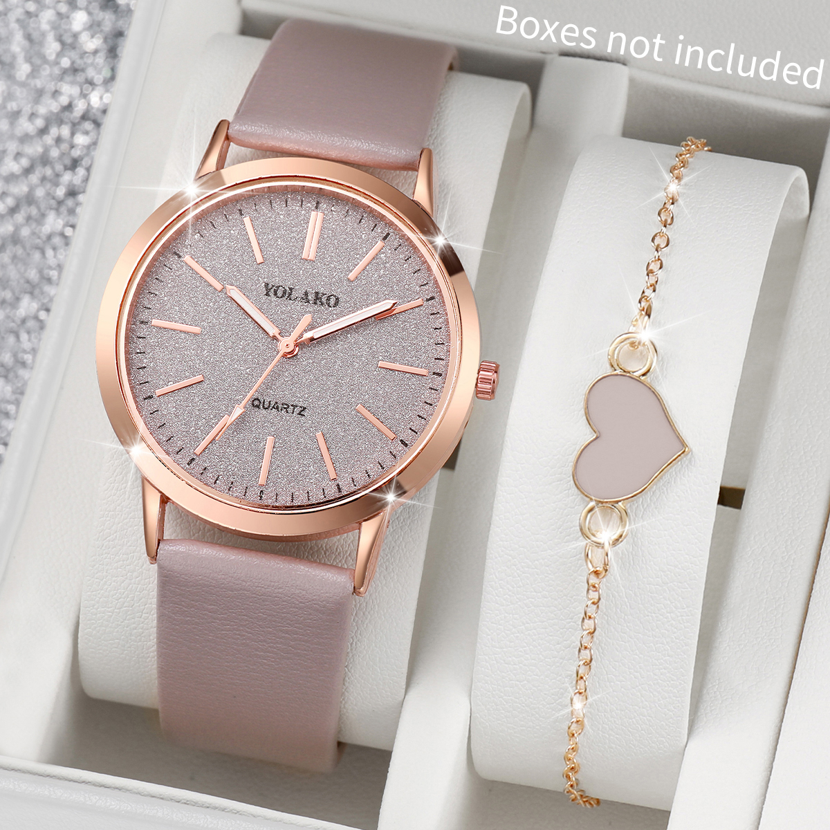 2PCS/Set Fashion Women Watches - Open Heart Watch review and price