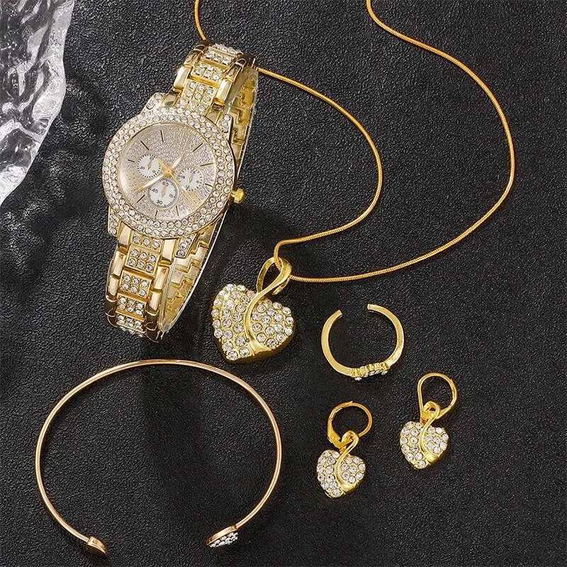 Women's Quartz Watch Gold Luxu - Luxury Watch & Jewellery review and price