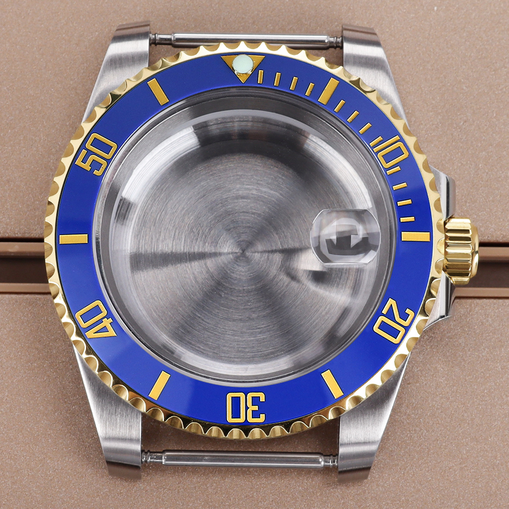 blak gold Bezel 40mm Luxury Wa - Bronze Case Watch review and price