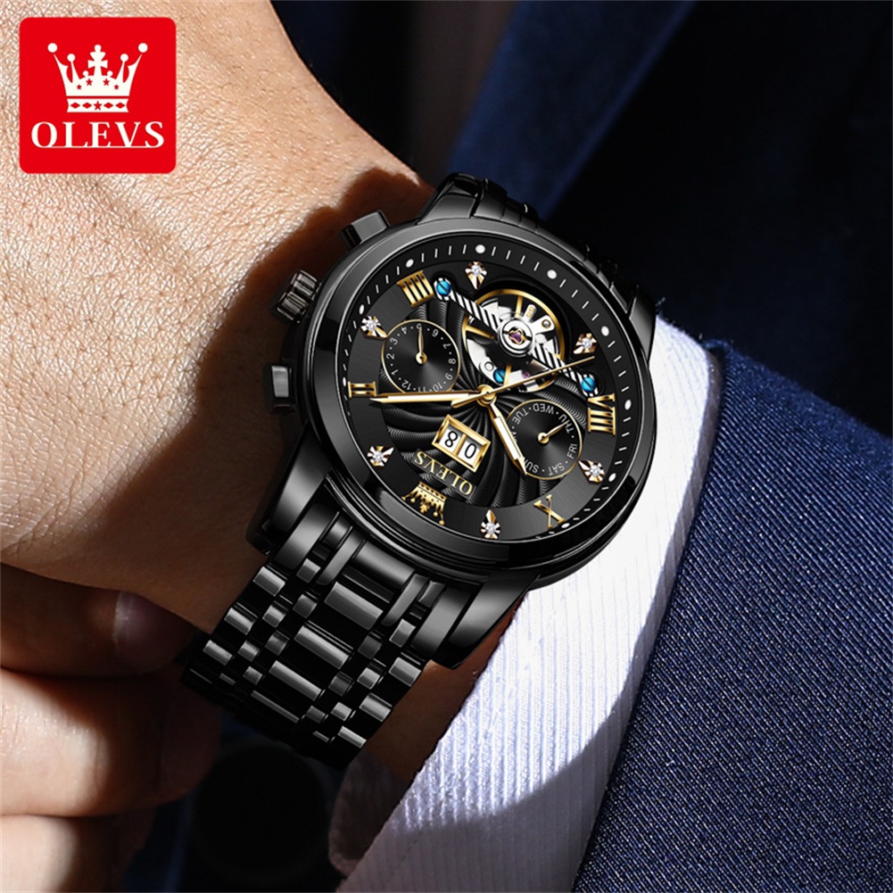 OLEVS Classic Men's Watches To - Open Heart Watch review and price