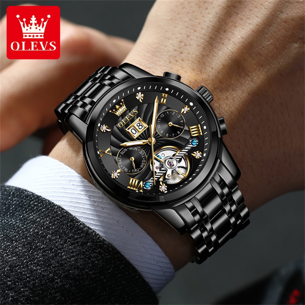 OLEVS Classic Men's Watches To - Open Heart Watch review and price