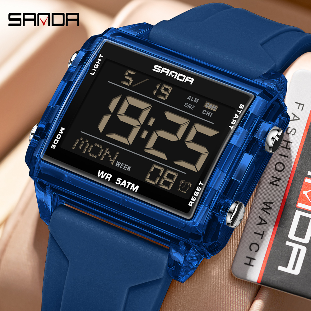 SANDA Brand Fashion LED Watch  - Luxury Watch Brands In World review and price