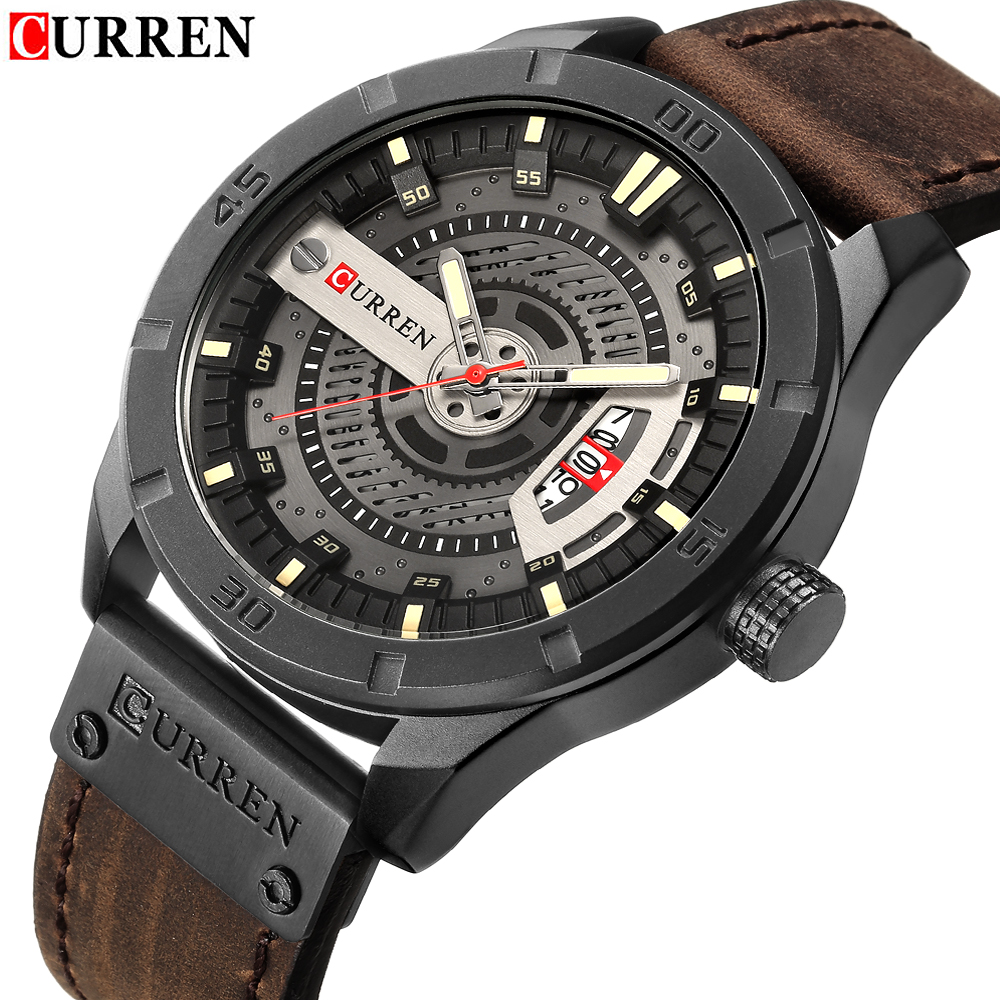 Luxury Watch Brand CURREN Men  - Luxury Watch Mockup review and price