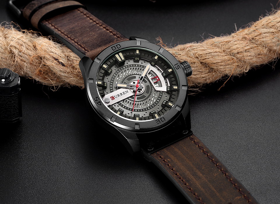 Luxury Watch Brand CURREN Men  - Luxury Watch Mockup review and price