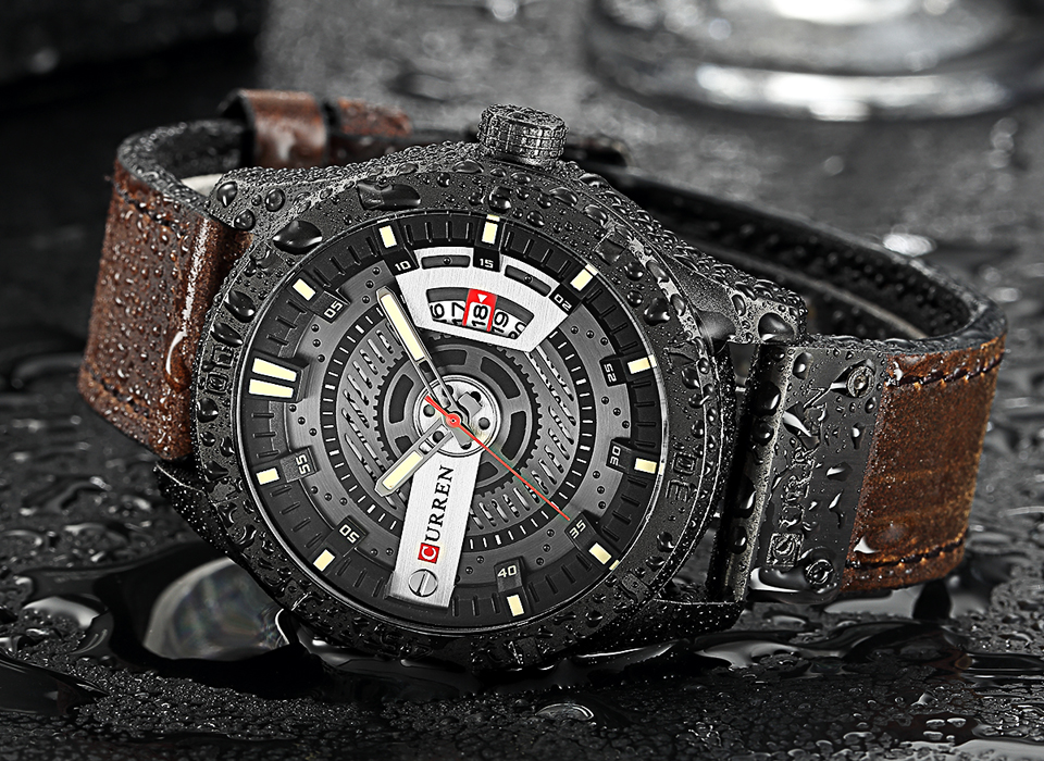 Luxury Watch Brand CURREN Men  - Luxury Watch Mockup review and price