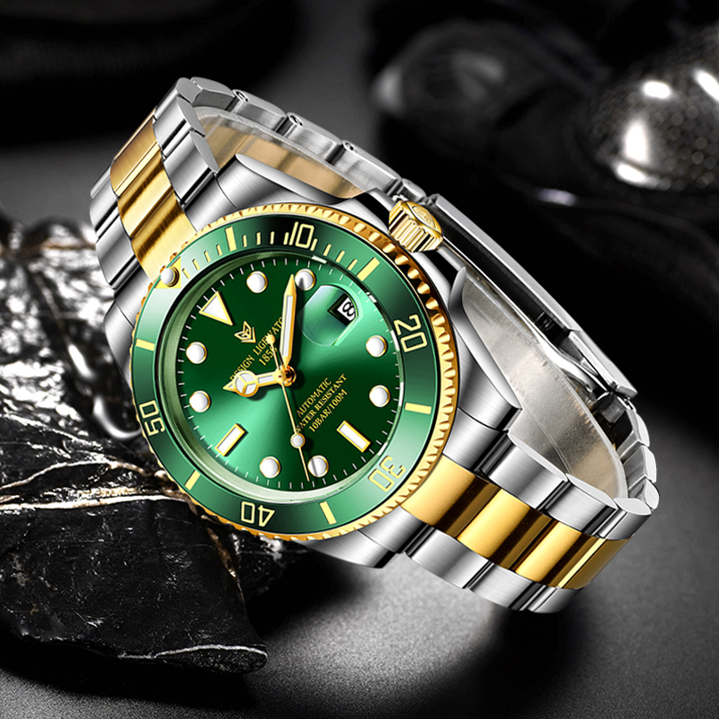 LIGE 2025 New Men Mechanical W - Luxury Watch Mockup review and price