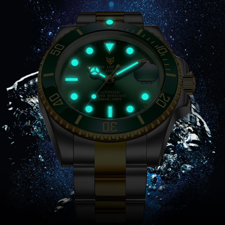 LIGE 2025 New Men Mechanical W - Luxury Watch Mockup review and price