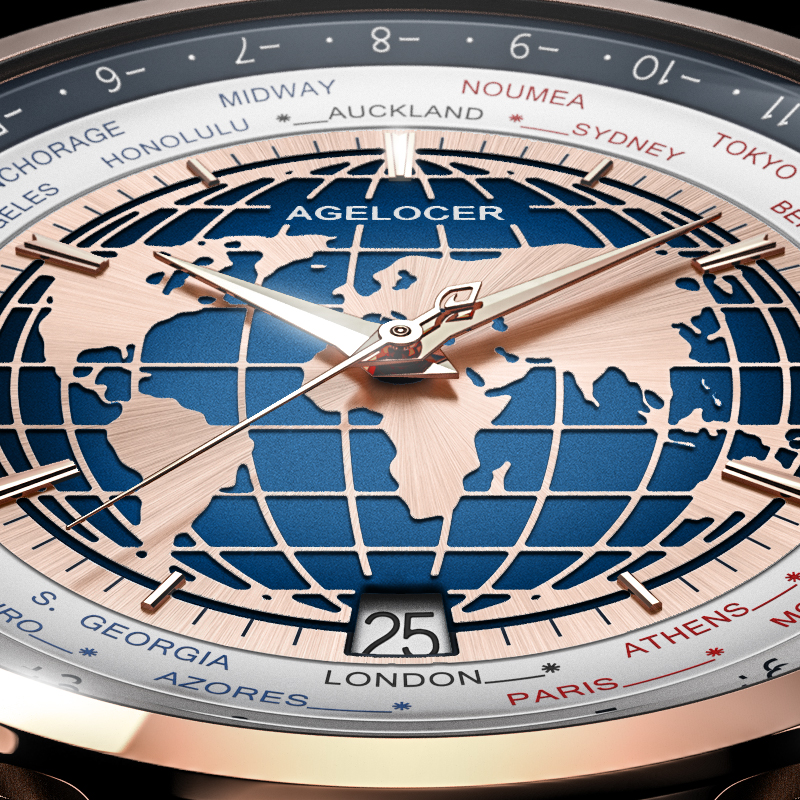 AGELOCER Men's Top Brand Blue  - Luxury Watch Brands In World review and price